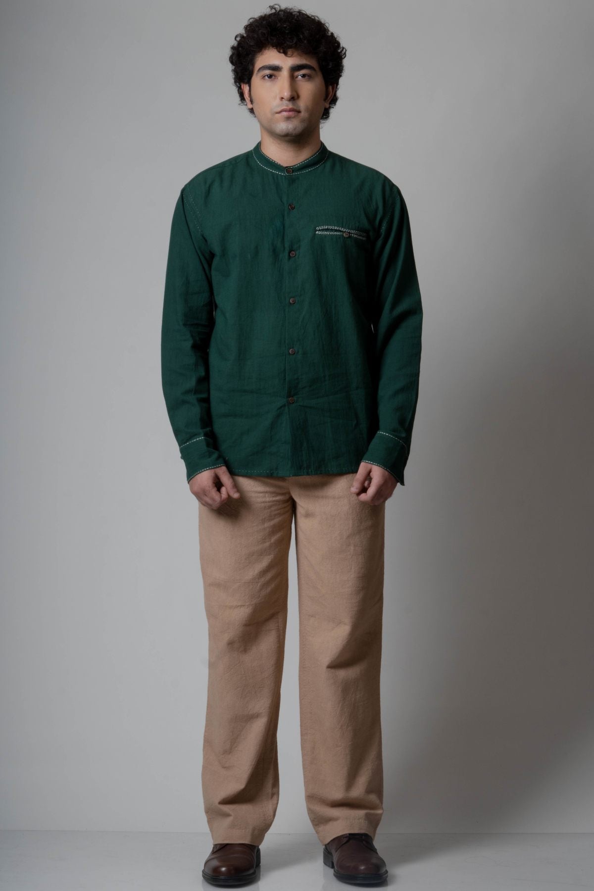 Buy Designer Button Down Shirt By Lafaani